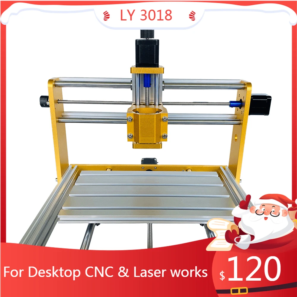 CNC Laser 3018 Plus Engraving Machine Frame 52mm Spindle Holder Engraver Frame with 3pcs Nema17 Stepper motor 42HS48mm
CNC Laser 3018 Plus Engraving Machine Frame 52mm Spindle Holder Engraver Frame with 3pcs Nema17 Stepper motor 42HS48mm