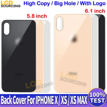 Battery Cover For iphone X XS XR Back Glass Rear Housing Cover Replace For iphone XS Max Battery Cover Case + Big Camera Hole
Battery Cover For iphone X XS XR Back Glass Rear Housing Cover Replace For iphone XS Max Battery Cover Case + Big Camera Hole