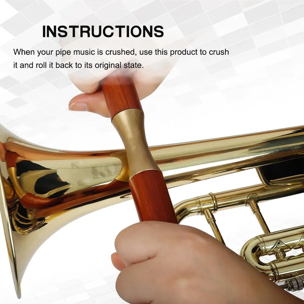 Hand-held Wooden Handle Pressure Roller Pipe Sheet Metal Repair Tools Saxophone Trumpet Trombone Sheet Metal Repair Tools
Hand-held Wooden Handle Pressure Roller Pipe Sheet Metal Repair Tools Saxophone Trumpet Trombone Sheet Metal Repair Tools