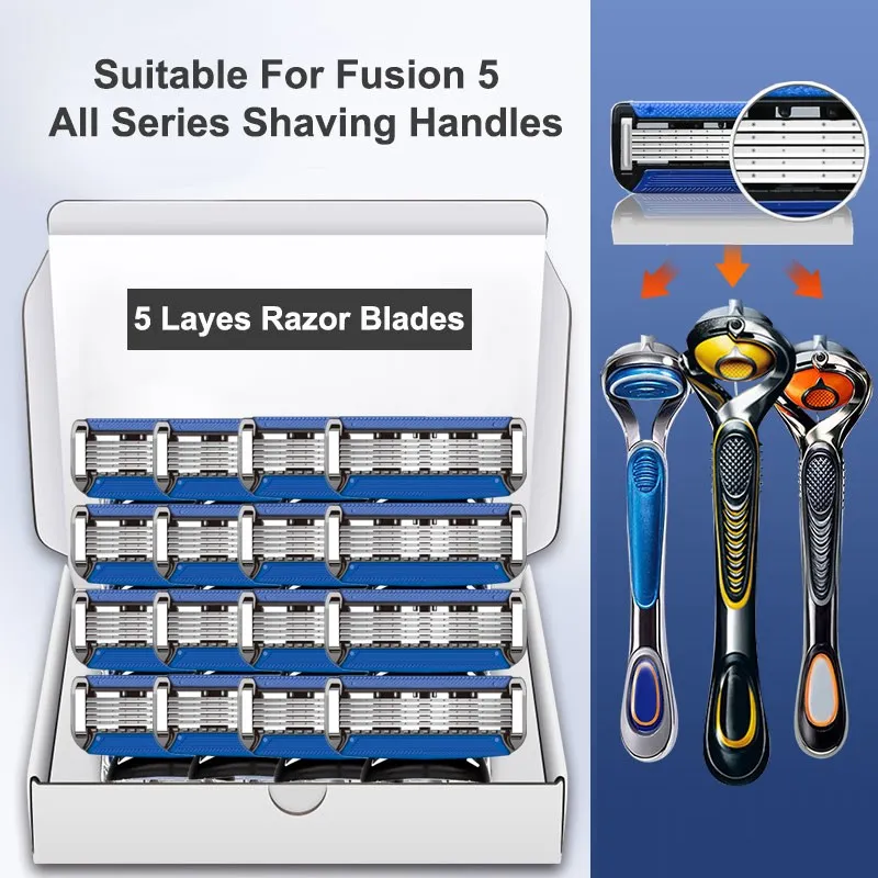 Men Razor Blade Shaver Machine for Shaving Blades Cassettes Replacebale Blades Compatible For Gillet Te Fusion 5 Layer Blade
Men Razor Blade Shaver Machine for Shaving Blades Cassettes Replacebale Blades Compatible For Gillet Te Fusion 5 Layer Blade