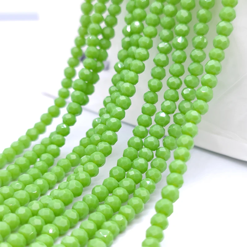 2 3 4 6 8mm Green Glass Crystal Faceted Beads Flat Round Loose Spacer Beads for Jewelry Making DIY Bracelet Accessories
2 3 4 6 8mm Green Glass Crystal Faceted Beads Flat Round Loose Spacer Beads for Jewelry Making DIY Bracelet Accessories