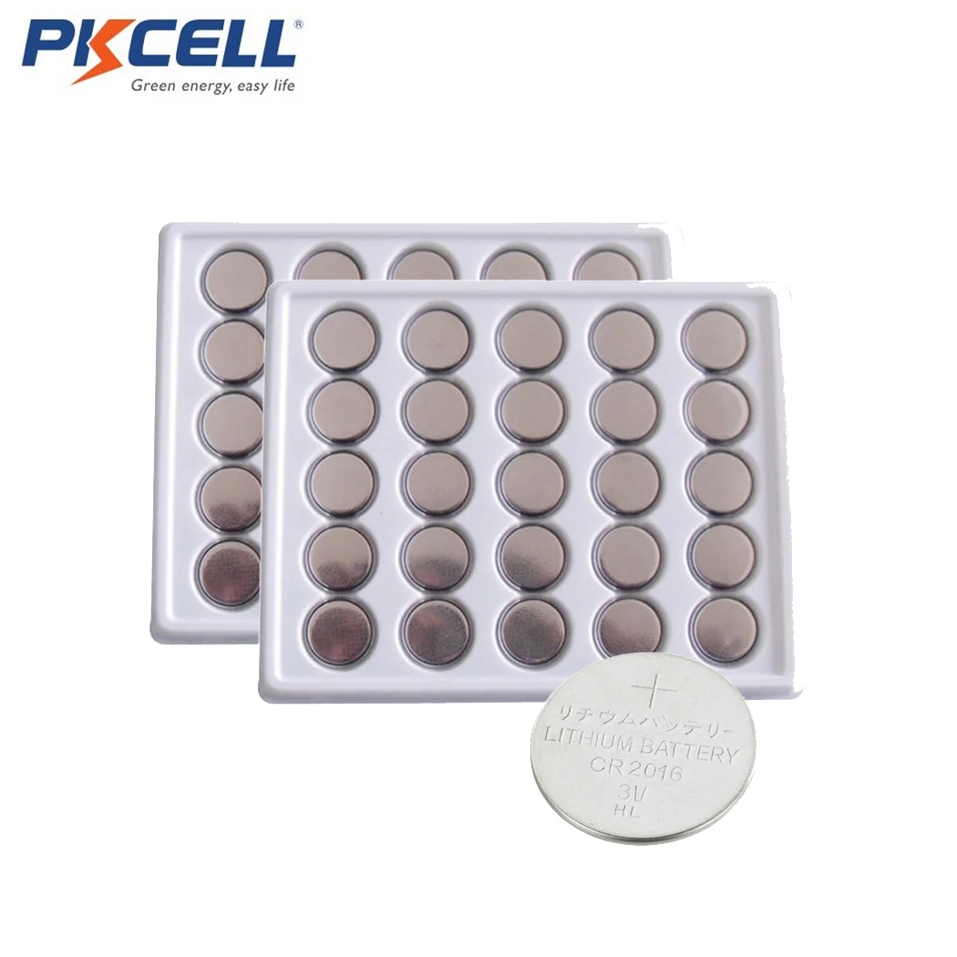 500Pcs PKCELL CR2016 3V Lithium Battery BR2016 DL2016 ECR 2016 Button Batteries for Watch
500Pcs PKCELL CR2016 3V Lithium Battery BR2016 DL2016 ECR 2016 Button Batteries for Watch