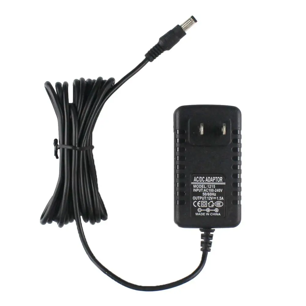 New 10 FT 12V 1.5A 1500mA AC DC Adapter, Universal Charger Power Interface 5.5mm x 2.1mm, 3m Power Cord(3M)
New 10 FT 12V 1.5A 1500mA AC DC Adapter, Universal Charger Power Interface 5.5mm x 2.1mm, 3m Power Cord(3M)
