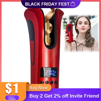 Curling Iron Automatic Hair Curler with Tourmaline Ceramic Heater LED Digital Mini Portable Curler Air Curling Wand Curly Hair
Curling Iron Automatic Hair Curler with Tourmaline Ceramic Heater LED Digital Mini Portable Curler Air Curling Wand Curly Hair