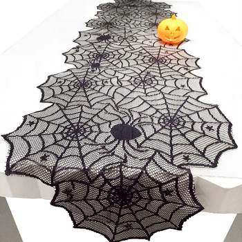 Halloween Tablecloth Black Lace Spider Web Pattern Tablecloth Tablecover Decoration Decor Props Home Decor
Halloween Tablecloth Black Lace Spider Web Pattern Tablecloth Tablecover Decoration Decor Props Home Decor