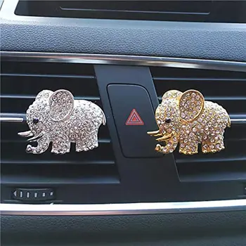 Car Artificial Diamond Crystal Elephant Solid Fragrance Auto Air Outlet Perfume Clip Air Freshener Car Interior Accessories
Car Artificial Diamond Crystal Elephant Solid Fragrance Auto Air Outlet Perfume Clip Air Freshener Car Interior Accessories