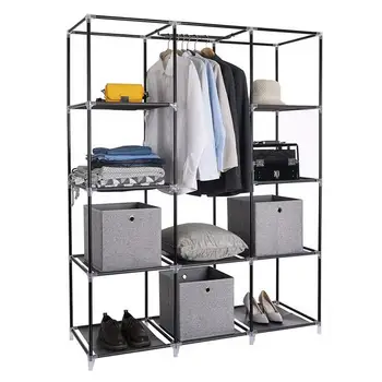 1 Set Clothes Closet Simple Useful Non-Woven Fabric Wardrobe Clothes Storage Container Home Storage Holder for Home Room Bedroom
1 Set Clothes Closet Simple Useful Non-Woven Fabric Wardrobe Clothes Storage Container Home Storage Holder for Home Room Bedroom