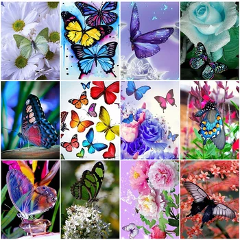 HUACAN 5d Diy Diamond Painting Full Square Butterfly Embroidery Home Decoration Mosaic Animal Diamond Art
HUACAN 5d Diy Diamond Painting Full Square Butterfly Embroidery Home Decoration Mosaic Animal Diamond Art