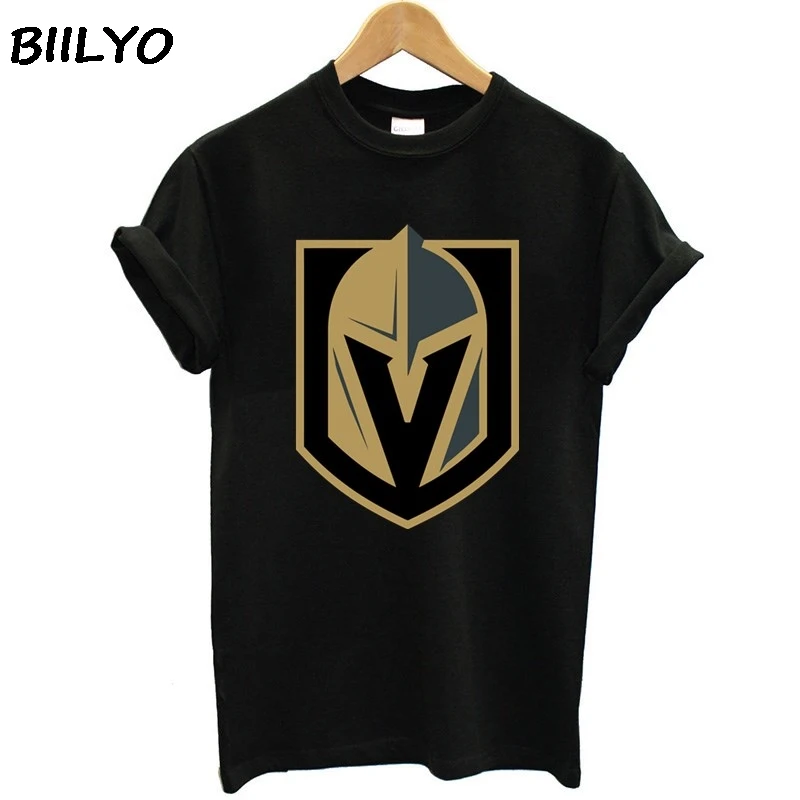 

New 2018 Vegas T-shirts Golden Knights Western Conference Champions 2018 Women Graphic T shirt Women 100% cotton for fans