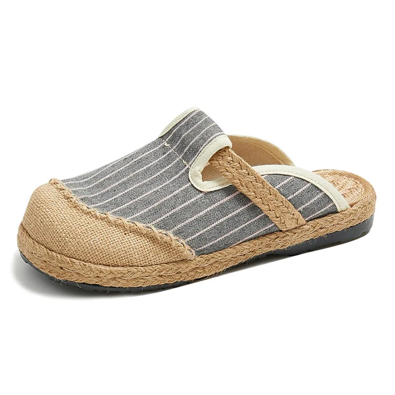 YourSeason Ladies Striped Cotton Hemp Slippers 2021 New Outside Slides Flat With Casual Concise Women Summer Shoes
YourSeason Ladies Striped Cotton Hemp Slippers 2021 New Outside Slides Flat With Casual Concise Women Summer Shoes
