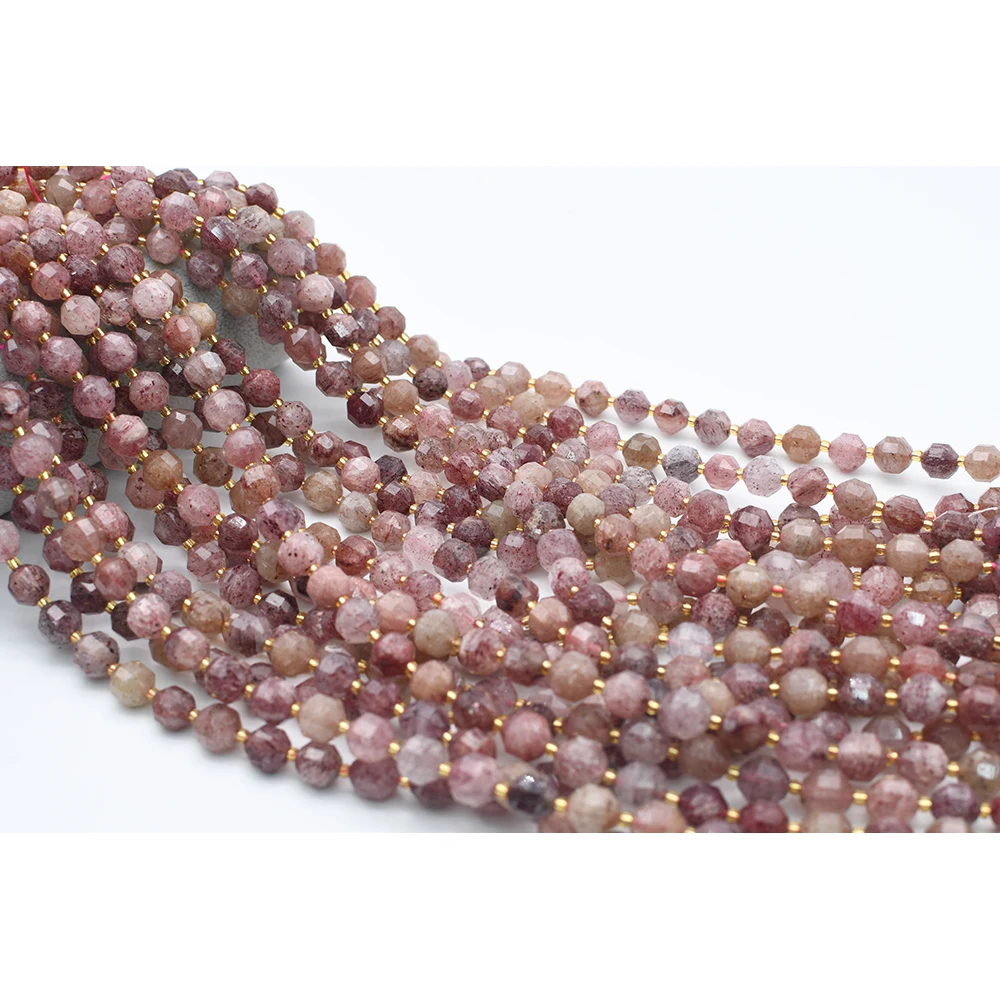 10mm AA Natural Faceted Strawberry Quartz irregular round Stone Beads For DIY necklace bracelet jewelry making 15 "free delivery
10mm AA Natural Faceted Strawberry Quartz irregular round Stone Beads For DIY necklace bracelet jewelry making 15 "free delivery