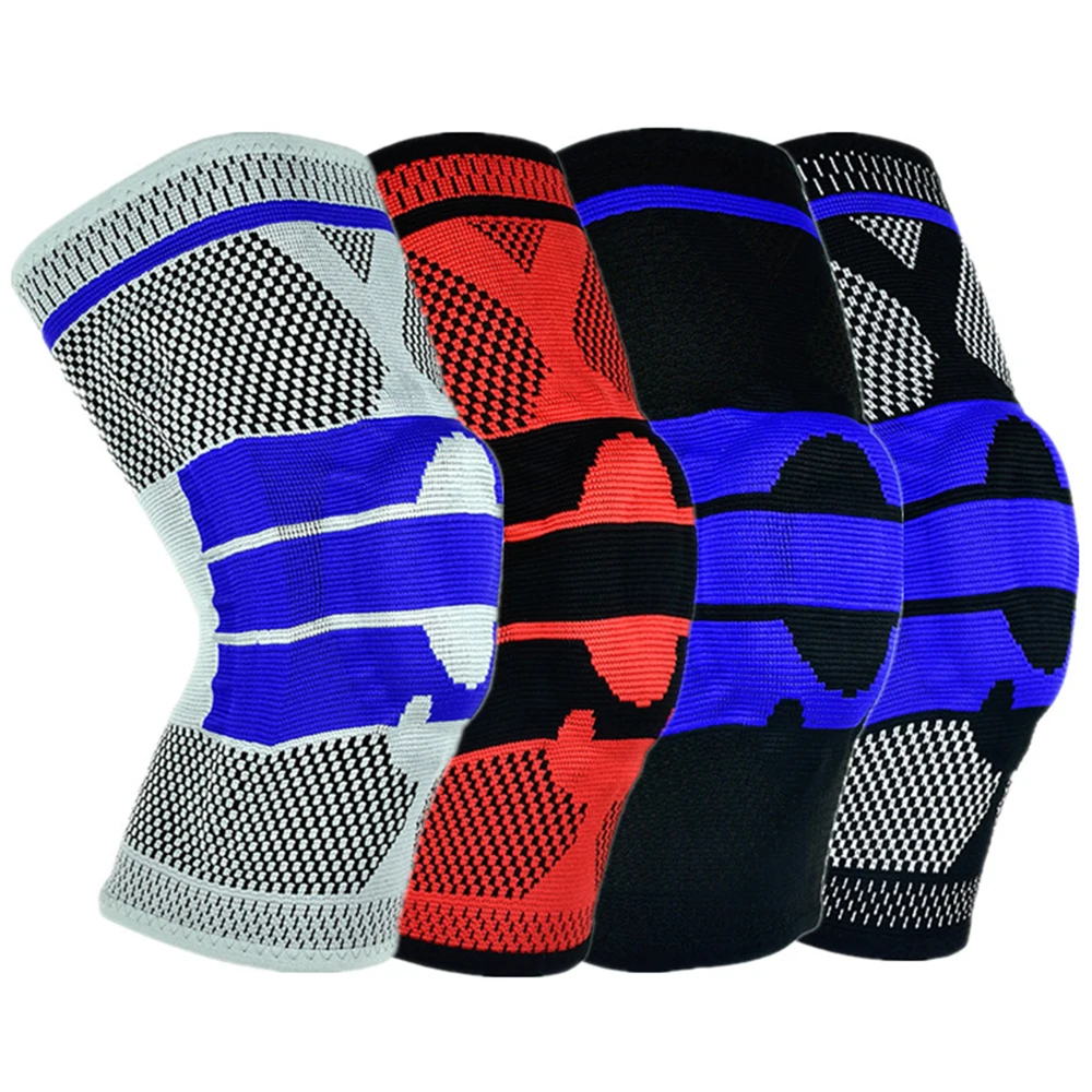 1Pcs 3D Weaving Silicone Knee Pads Supports Brace Volleyball Basketball Patella Protectors Sports Safety Kneepads Knee Pads
1Pcs 3D Weaving Silicone Knee Pads Supports Brace Volleyball Basketball Patella Protectors Sports Safety Kneepads Knee Pads