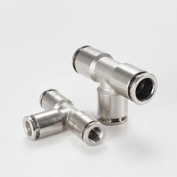 Pneumatic PE T Shape Connector 4-16mm OD Hose Reducing 8-6mm Nickel Plated Brass Push In Quick Connector Air Fitting Plumbing
Pneumatic PE T Shape Connector 4-16mm OD Hose Reducing 8-6mm Nickel Plated Brass Push In Quick Connector Air Fitting Plumbing
