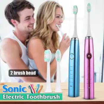 Ultrasonic Electric Toothbrush USB Charge Rechargeable Tooth Brushes Waterproof Electronic Whitening Tooth Brush 2 Brush Heads
Ultrasonic Electric Toothbrush USB Charge Rechargeable Tooth Brushes Waterproof Electronic Whitening Tooth Brush 2 Brush Heads