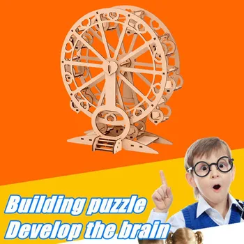 Duplos Blocks Accessory Customized 3D Ferris wheel Wooden Three-Dimensional Puzzle Processing DIY Manual Building Brick Toy 9811
Duplos Blocks Accessory Customized 3D Ferris wheel Wooden Three-Dimensional Puzzle Processing DIY Manual Building Brick Toy 9811