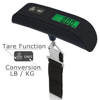 Digital Scale with LCD Backlight Portable Best for Travel (Black)
Digital Scale with LCD Backlight Portable Best for Travel (Black)