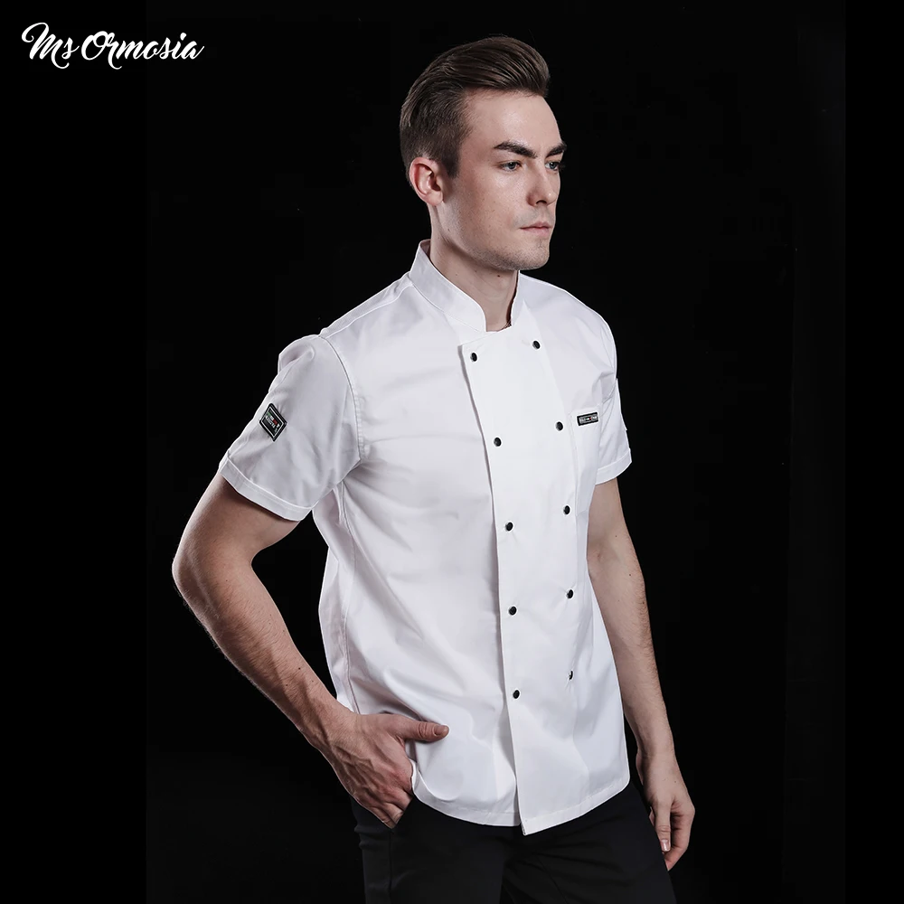 wholesale Unisex Breathable Short Sleeve Professional Chef Uniform cooking Jacket Bakery Chef working Uniform custom embroidery
wholesale Unisex Breathable Short Sleeve Professional Chef Uniform cooking Jacket Bakery Chef working Uniform custom embroidery