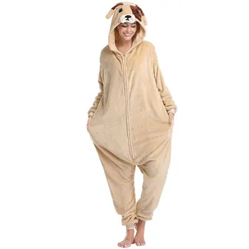 Adult Onesies Dog Kigurumis Unisex Zipper Flannel Overalls Winter Suit Halloween Sleepwear Women Girl Home Wear 
Adult Onesies Dog Kigurumis Unisex Zipper Flannel Overalls Winter Suit Halloween Sleepwear Women Girl Home Wear