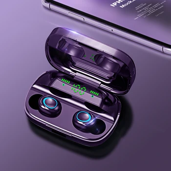 3500mAh LED Bluetooth Wireless Headphones Earphones Earbuds TWS Touch Control Sport Headset Noise Cancel Earphone Headphone S11
3500mAh LED Bluetooth Wireless Headphones Earphones Earbuds TWS Touch Control Sport Headset Noise Cancel Earphone Headphone S11