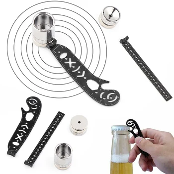 1PC Creative Multifunctional Magnetic Drawing Ruler Wrenches Straight Curved Scale Ruler Compasses Protractor Measuring Tool
1PC Creative Multifunctional Magnetic Drawing Ruler Wrenches Straight Curved Scale Ruler Compasses Protractor Measuring Tool