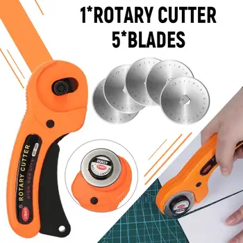 6pc LeatherCraft 45mm Rotary Cutter Leather Cutting Tool Fabric Cutter Circular Blade DIY Patchwork Sewing Quilting Fit Olfa Cut
6pc LeatherCraft 45mm Rotary Cutter Leather Cutting Tool Fabric Cutter Circular Blade DIY Patchwork Sewing Quilting Fit Olfa Cut