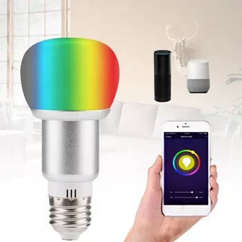 E27 Wireless Smart WiFi Light Bulb 10W RGB Dimmable Colorful Voice Control Lamp AC85-265V TN99
E27 Wireless Smart WiFi Light Bulb 10W RGB Dimmable Colorful Voice Control Lamp AC85-265V TN99