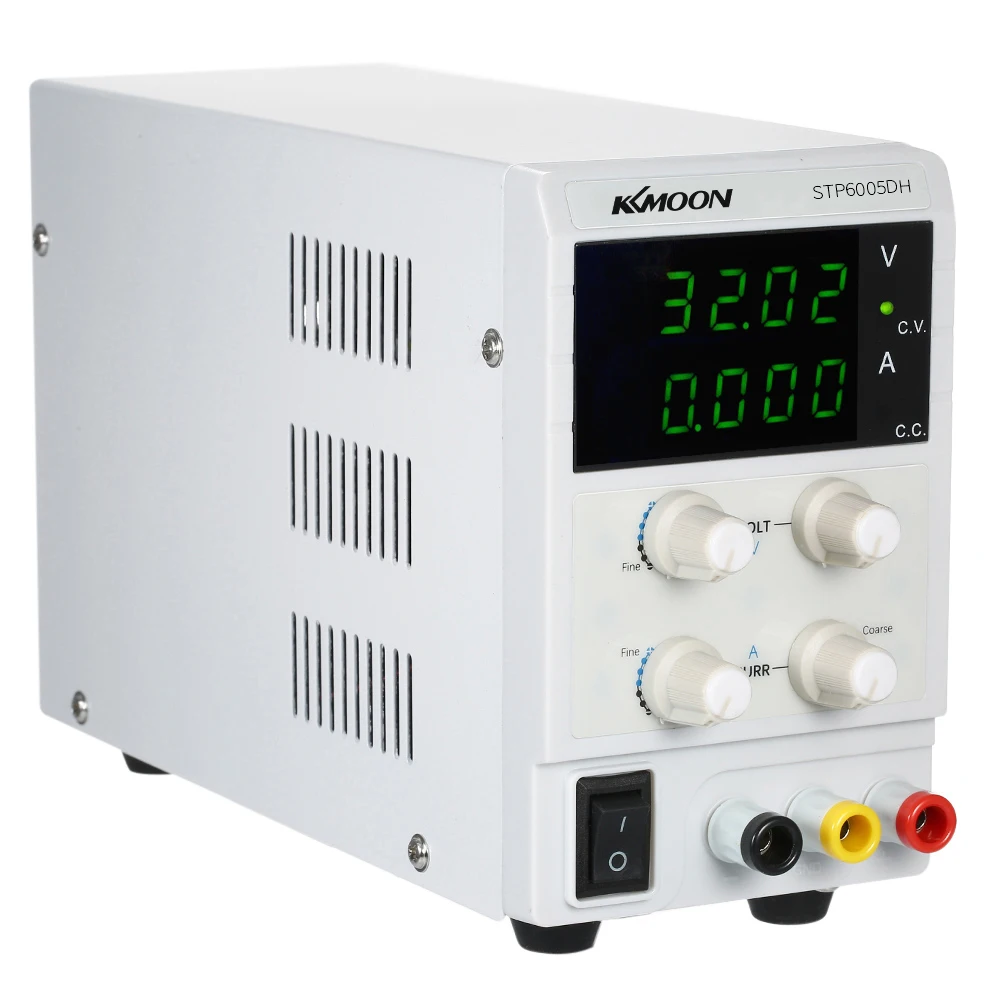 KKmoon Regulated DC Power Supply Switching Power 4 Digits Display LED 0-30V/0-60V 0-5A Adjustable Mini Power Supply AC 220V/110V
KKmoon Regulated DC Power Supply Switching Power 4 Digits Display LED 0-30V/0-60V 0-5A Adjustable Mini Power Supply AC 220V/110V