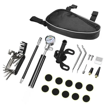 Bicycle Repair Combination Tire Repair Tool Mountain Road Bike Multifunctional Folding Car Repair Pump Accessories Set 
Bicycle Repair Combination Tire Repair Tool Mountain Road Bike Multifunctional Folding Car Repair Pump Accessories Set