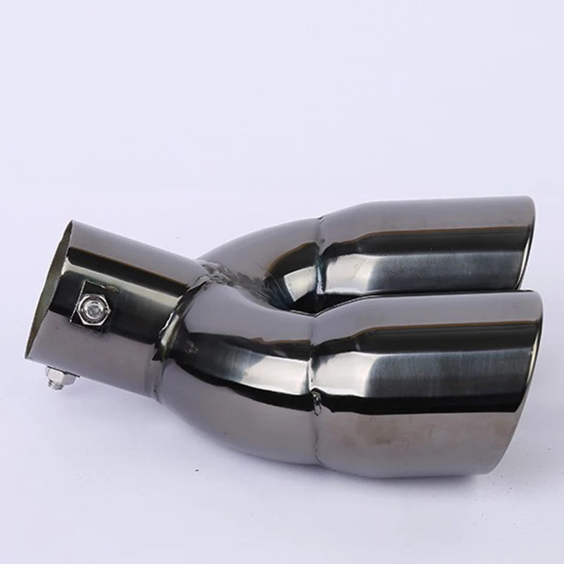 Glazed Black Stainless Steel Dual Exhaust Tip 2.5 Inlet Bent Muffler Tail Pipe
Glazed Black Stainless Steel Dual Exhaust Tip 2.5 Inlet Bent Muffler Tail Pipe