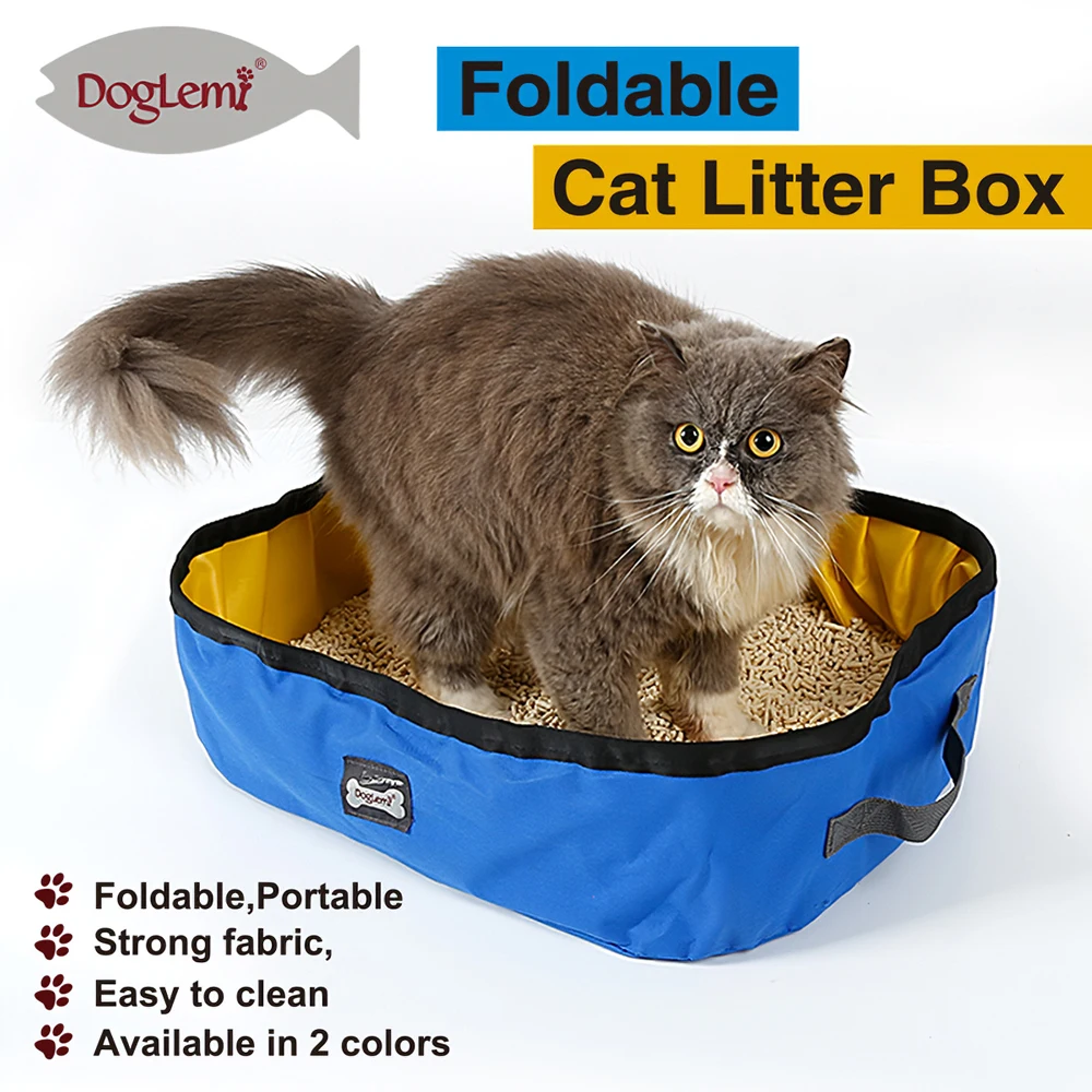 Portable Foldable Cat Litter Box Toilet Waterproof Oxford Cloth PVC Pet Litter Tray for Cat Home Travel Camping Use
Portable Foldable Cat Litter Box Toilet Waterproof Oxford Cloth PVC Pet Litter Tray for Cat Home Travel Camping Use