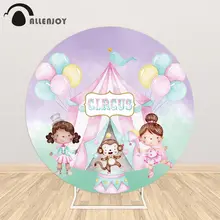 Allenjoy Round Background Circle Backdrop Cover Circus Tent Balloons Carnival Girls Monkey Birthday Photocall Wallpaper Banner
Allenjoy Round Background Circle Backdrop Cover Circus Tent Balloons Carnival Girls Monkey Birthday Photocall Wallpaper Banner