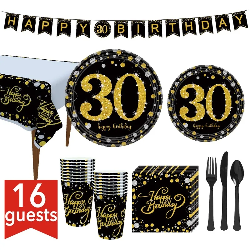 Черное золото бумага одноразовая посуда 30th 40th 50th 60th 70th 80th День Рождения вечерние годовщина свадьбы партии вечерние украшения
Черное золото бумага одноразовая посуда 30th 40th 50th 60th 70th 80th День Рождения вечерние годовщина свадьбы партии вечерние украшения