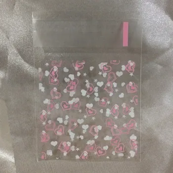 7*7cm 400Pcs/Lot Pink Clear Lovely Heart Event Packaging Self Adhesive Plastic Pack Bags for Biscuit Cupcake Baking Package
7*7cm 400Pcs/Lot Pink Clear Lovely Heart Event Packaging Self Adhesive Plastic Pack Bags for Biscuit Cupcake Baking Package