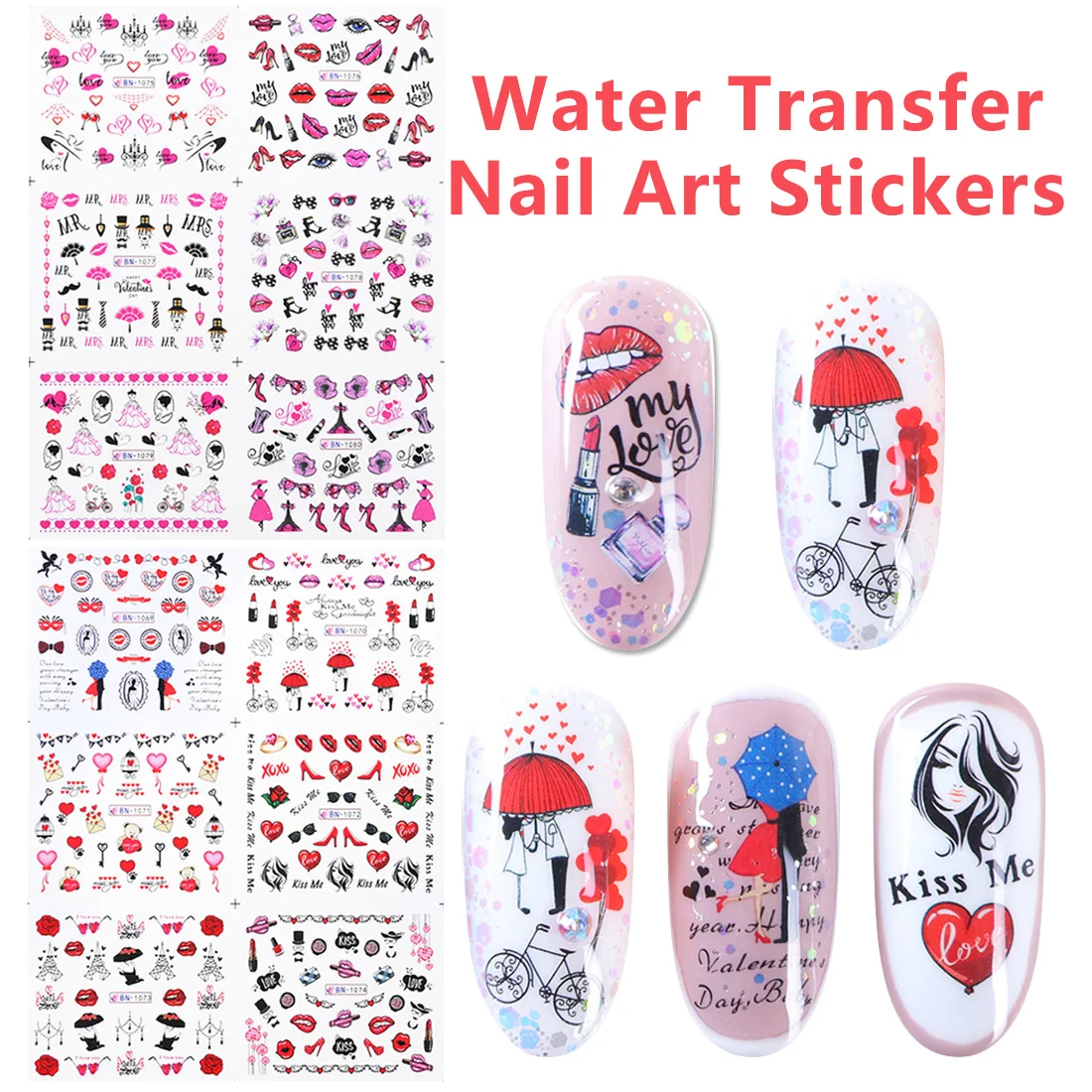 12 Types Watercolor Romantic Slider Nail Sticker Tower Macarons Perfume Flower Transfer Water Design Manicure Tips
12 Types Watercolor Romantic Slider Nail Sticker Tower Macarons Perfume Flower Transfer Water Design Manicure Tips