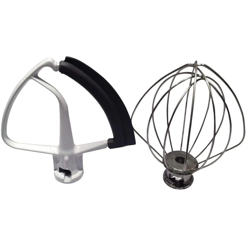 for 4.5QT Flex Edge Beater KFE5T and K45WW Wire Whip for Mixers Flat Beater Blade for 4.5-5QT Tilt-Head Stand Mixers
for 4.5QT Flex Edge Beater KFE5T and K45WW Wire Whip for Mixers Flat Beater Blade for 4.5-5QT Tilt-Head Stand Mixers