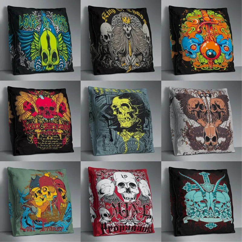 25 Colors Double Sided Skull Print Happy Halloween Throw Pillows Cover Cushion Case Travel Pillow Cover Cushion Cover Pillowcase
25 Colors Double Sided Skull Print Happy Halloween Throw Pillows Cover Cushion Case Travel Pillow Cover Cushion Cover Pillowcase
