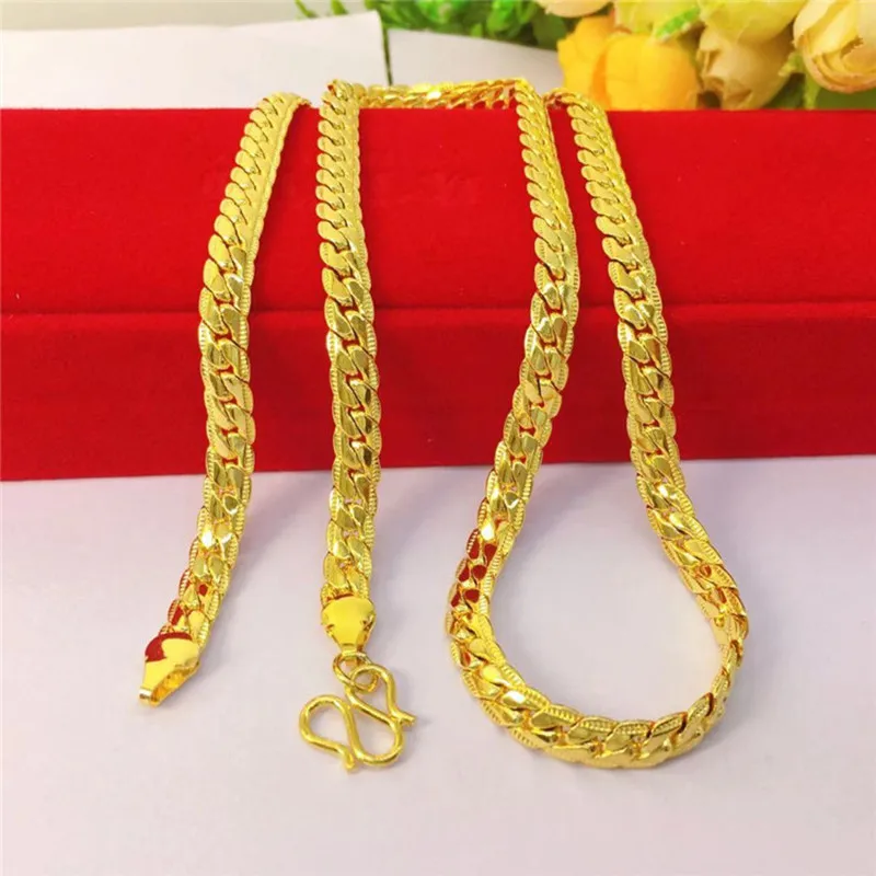 18K Gold Snake Bone Necklace High Quality Metal Copper Jewelry 60cm Long Chain for Mens Accessories Gift
18K Gold Snake Bone Necklace High Quality Metal Copper Jewelry 60cm Long Chain for Mens Accessories Gift