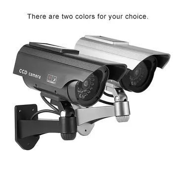 Dummy Solar Powered Camera High Simulation CCTV Fake Camera Flashing Led Red Light Home Security Battery Camera Monitor
Dummy Solar Powered Camera High Simulation CCTV Fake Camera Flashing Led Red Light Home Security Battery Camera Monitor