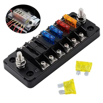 Fuse Holder Motorcycle 6 Way Out Box With Led Indicator Light Independent Pole Fuse Box Porta Fusibles Household Tools
Fuse Holder Motorcycle 6 Way Out Box With Led Indicator Light Independent Pole Fuse Box Porta Fusibles Household Tools
