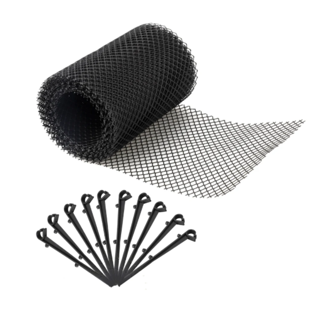 Plastic Drainage Gutter Guard Plastic Mesh Guards Easy Install Gutters Cover Garden Supplies Black
Plastic Drainage Gutter Guard Plastic Mesh Guards Easy Install Gutters Cover Garden Supplies Black