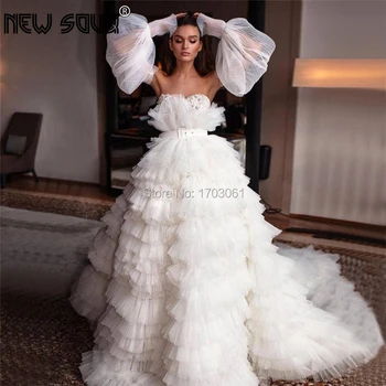 White Sweep Train Tiered Evening Dresses 2019 Custom Made Ayaba Celebrity Party Dress Saudi Arabic Islamic Party Gowns Dubai New 
White Sweep Train Tiered Evening Dresses 2019 Custom Made Ayaba Celebrity Party Dress Saudi Arabic Islamic Party Gowns Dubai New