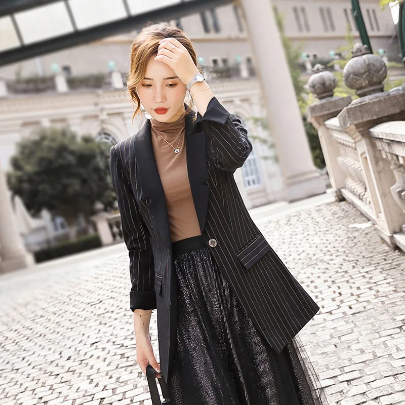 Suit Jacket Women's Retro Fashion in Hong Kong Sense of Design-Style Non-mainstream Mid-length Korean-style Business Elegant Sli
Suit Jacket Women's Retro Fashion in Hong Kong Sense of Design-Style Non-mainstream Mid-length Korean-style Business Elegant Sli