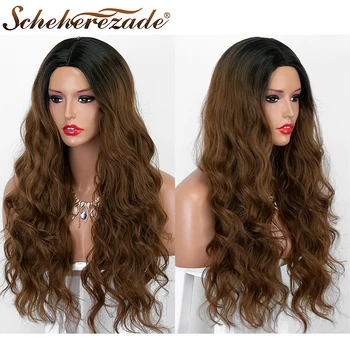 Scheherezade Ombre Brown Synthetic Wigs Long Wavy Wigs For Women Middle Part Mixed Black Cosplay Wigs High Temperature Fiber
Scheherezade Ombre Brown Synthetic Wigs Long Wavy Wigs For Women Middle Part Mixed Black Cosplay Wigs High Temperature Fiber