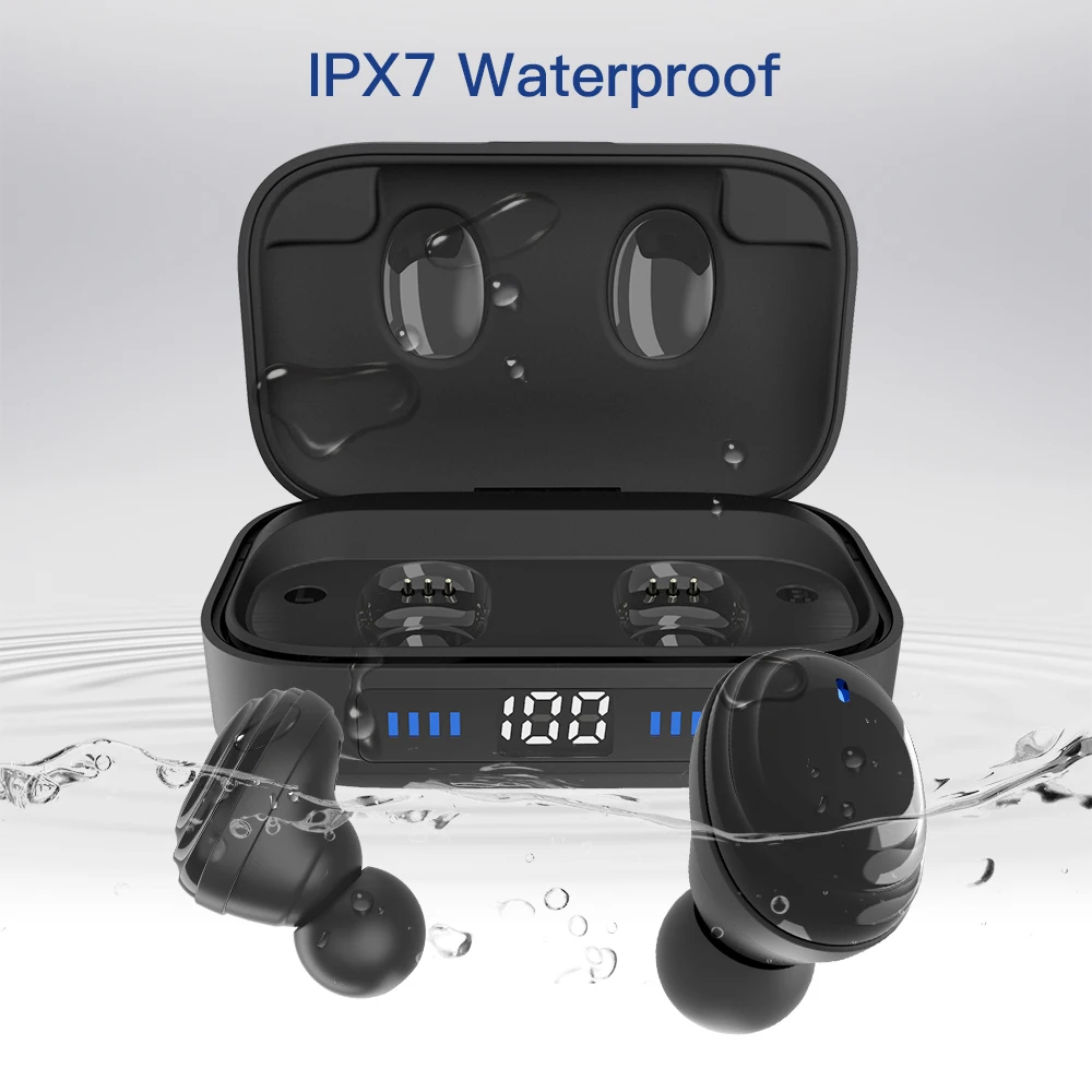 MountDog Binaural Bluetooth 5.0 TWS Earphone Touch Control Wireless Earbuds IPX7 Waterproof Noise Cancelling Music Headphones
MountDog Binaural Bluetooth 5.0 TWS Earphone Touch Control Wireless Earbuds IPX7 Waterproof Noise Cancelling Music Headphones