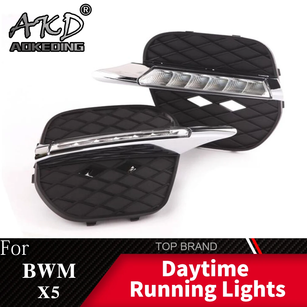 AKD 2PCS LED Daytime Running Light For BMW X5 E70 2011 2012 2013 Auto Dimming Function 12V Car DRL Fog Lamp Decoration
AKD 2PCS LED Daytime Running Light For BMW X5 E70 2011 2012 2013 Auto Dimming Function 12V Car DRL Fog Lamp Decoration
