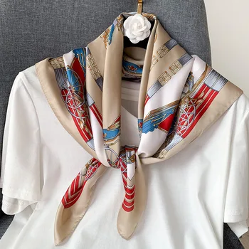 Fashion Kerchief Hijab Scarf For Women Bandana For Head Silk Satin Hair Scarfs Female 70*70cm Small Shawls Neck Scarves For Lady
Fashion Kerchief Hijab Scarf For Women Bandana For Head Silk Satin Hair Scarfs Female 70*70cm Small Shawls Neck Scarves For Lady