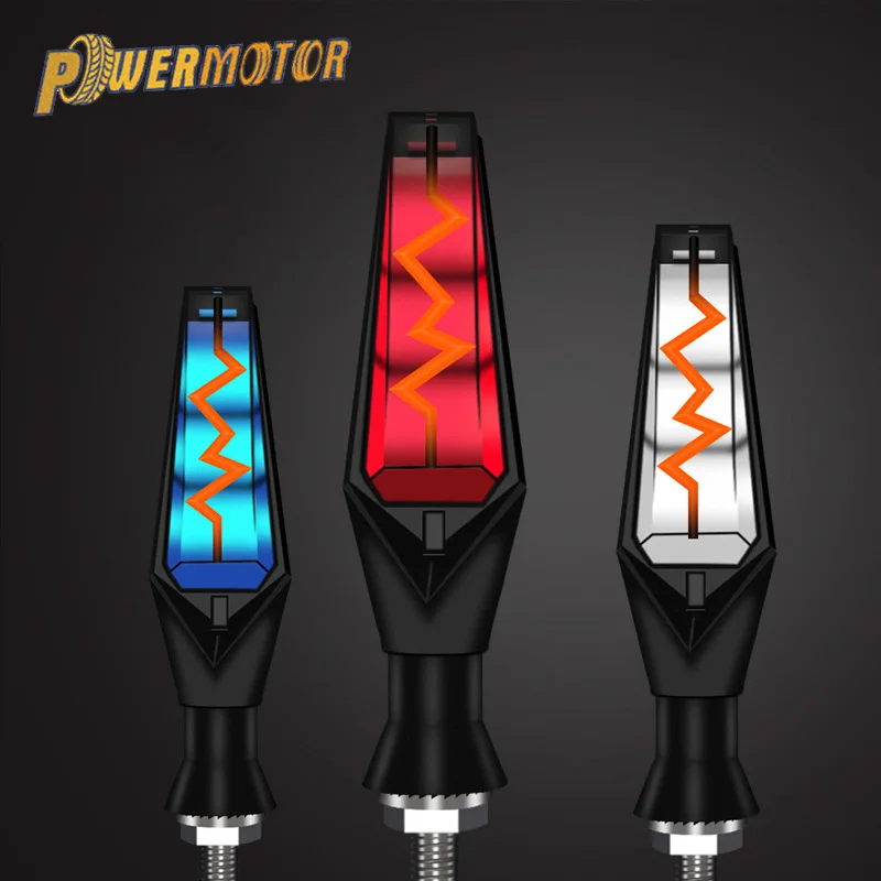 Universal Motorcycle Turn Signal Lights Wave Type Water Flow LED Turn Lights for Honda Kawasaki Suzuki Yamaha Lamp
Universal Motorcycle Turn Signal Lights Wave Type Water Flow LED Turn Lights for Honda Kawasaki Suzuki Yamaha Lamp