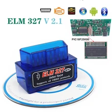 Latest Version Mini ELM327 V2.1 Bluetooth OBD Scanner OBD2 Chip Double-layer Board Car Diagnostic Scanner for Android /Iphone
Latest Version Mini ELM327 V2.1 Bluetooth OBD Scanner OBD2 Chip Double-layer Board Car Diagnostic Scanner for Android /Iphone