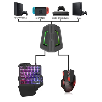 One-hand keyboard colorful RGB macro recording game mechanical keyboard mobile game computer keyboard клавиатура teclado gamer
One-hand keyboard colorful RGB macro recording game mechanical keyboard mobile game computer keyboard клавиатура teclado gamer