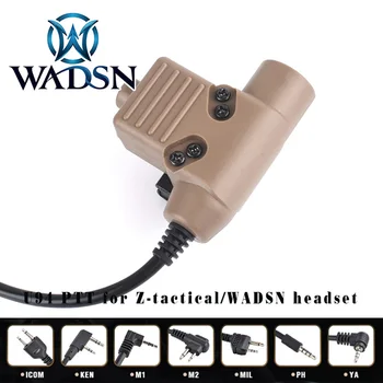 WADSN Airsoft Headphone U94 PTT For KEN/M1/PH/YA/ICOM/M2/MIL Plug Walkie Talkie BaoFeng UV-82 Radio Softair Headset Accessories
WADSN Airsoft Headphone U94 PTT For KEN/M1/PH/YA/ICOM/M2/MIL Plug Walkie Talkie BaoFeng UV-82 Radio Softair Headset Accessories